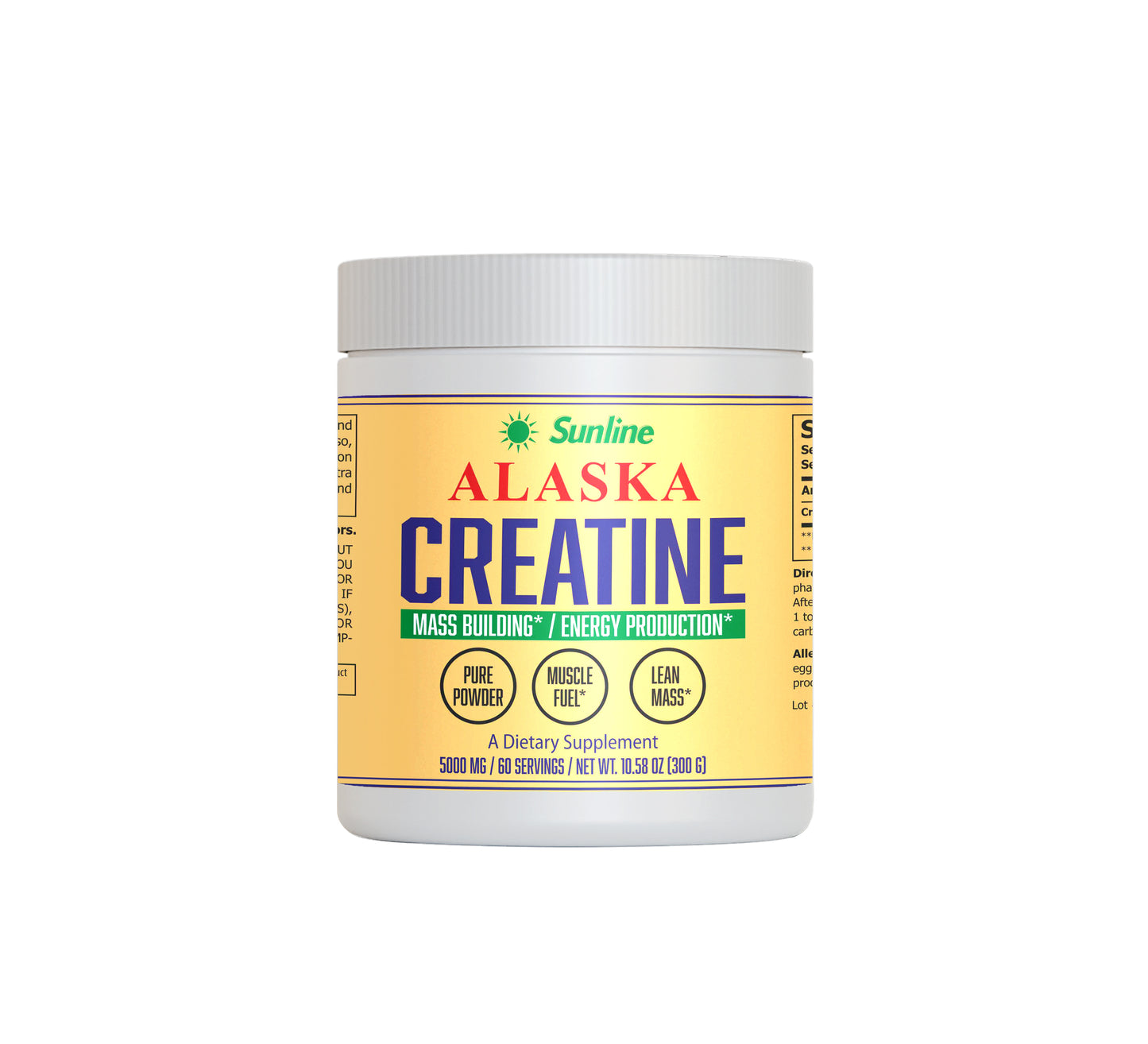 Sunline Alaska Creatine Monohydrate - 100 Servings