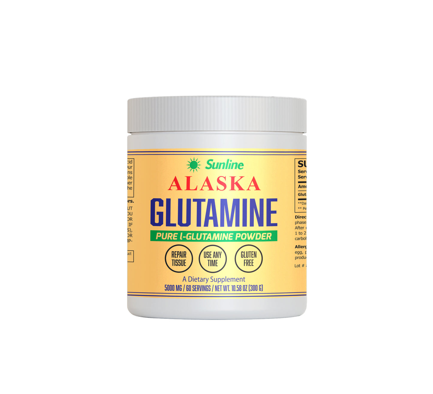 Sunline Alaska GLUTAMINE - 300 g - Unflavored