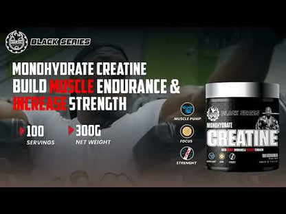 Dexter Jackson Black Series Creatine Monohydrate Powder - 300g, 100 Servings